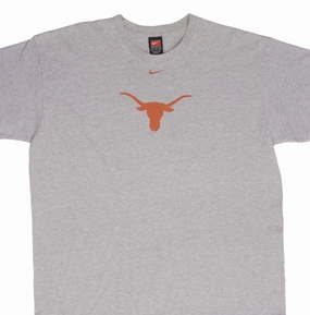 Lightweight Style Chic and Cozy VINTAGE NIKE CENTER SWOOSH NCAA TEXAS LONGHORNS TEE SHIRT 1990S SIZE XL