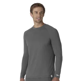 Carhartt Force Sub-Scrubs Men's Performance Long Sleeve Tee - Pewter Ultraviolet Protection Fabric Durable Reinforced Shoulders