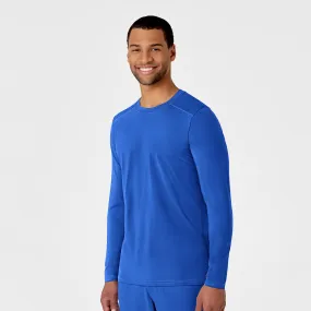Men's Performance Long Sleeve Tee - Royal All Purpose Casual Cut