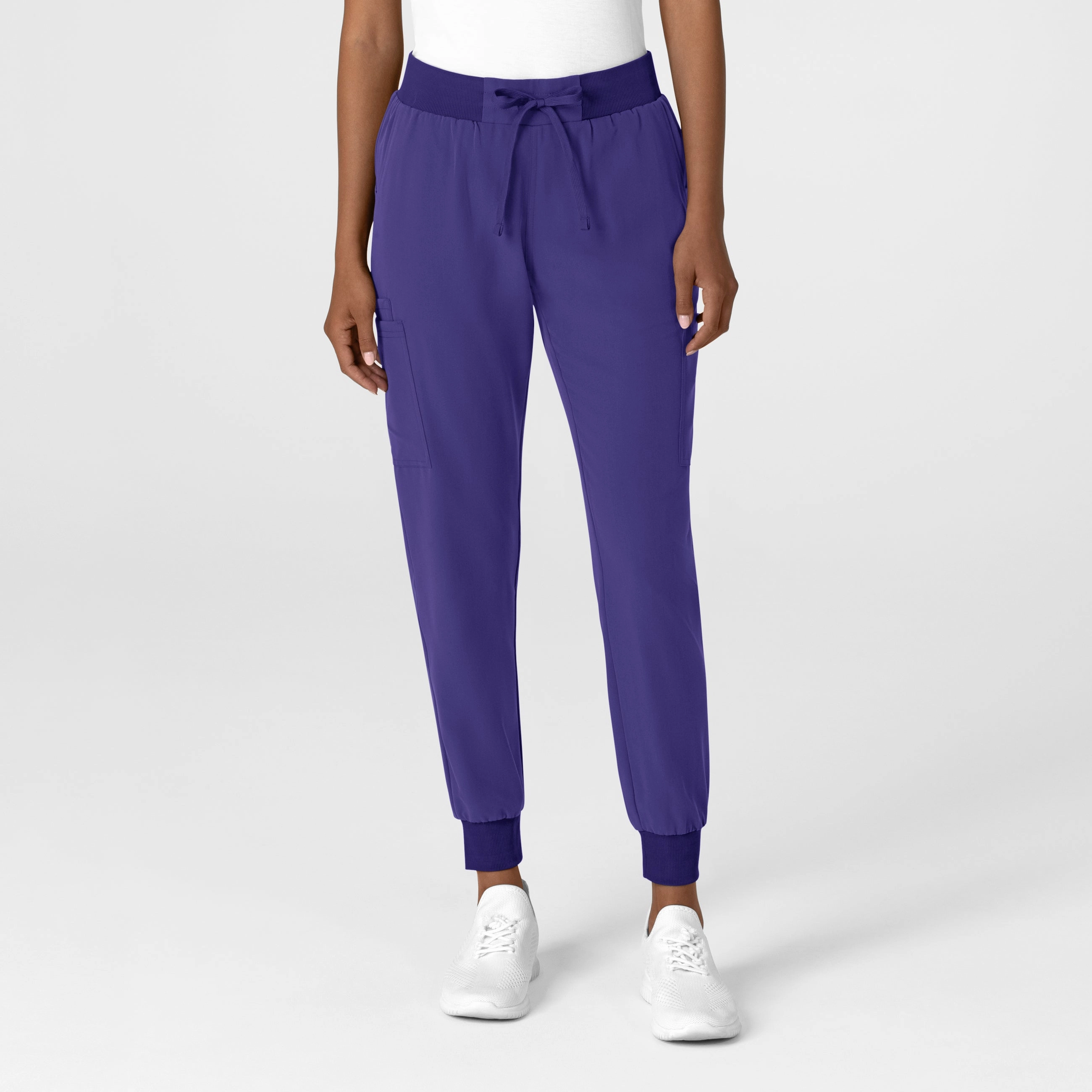 Nova Women's Jogger Utility Scrub Pant - Grape Abrasion resistant WrinkleResistantMaterial