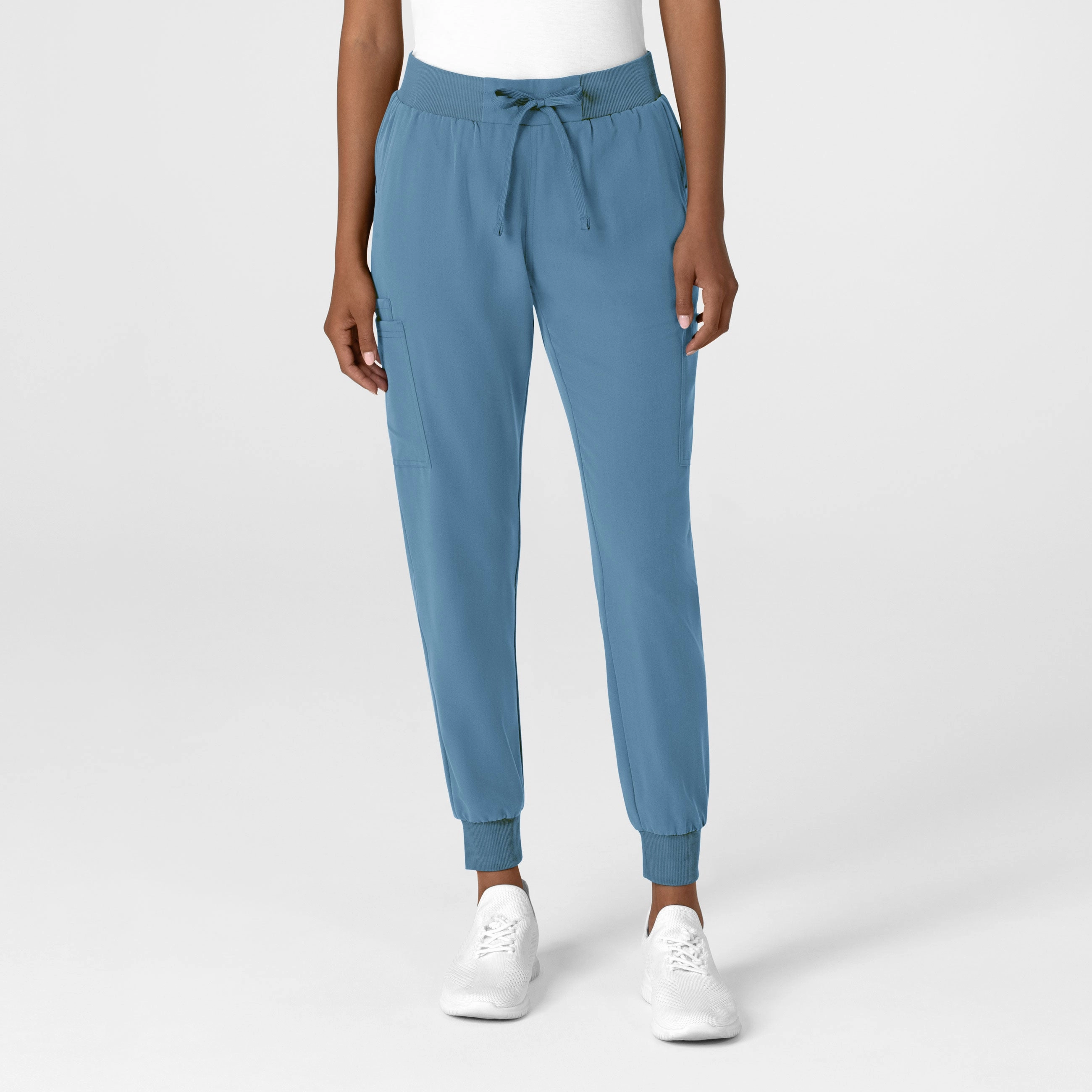 Nova Women's Jogger Utility Scrub Pant - Pacific Blue Sport Ready