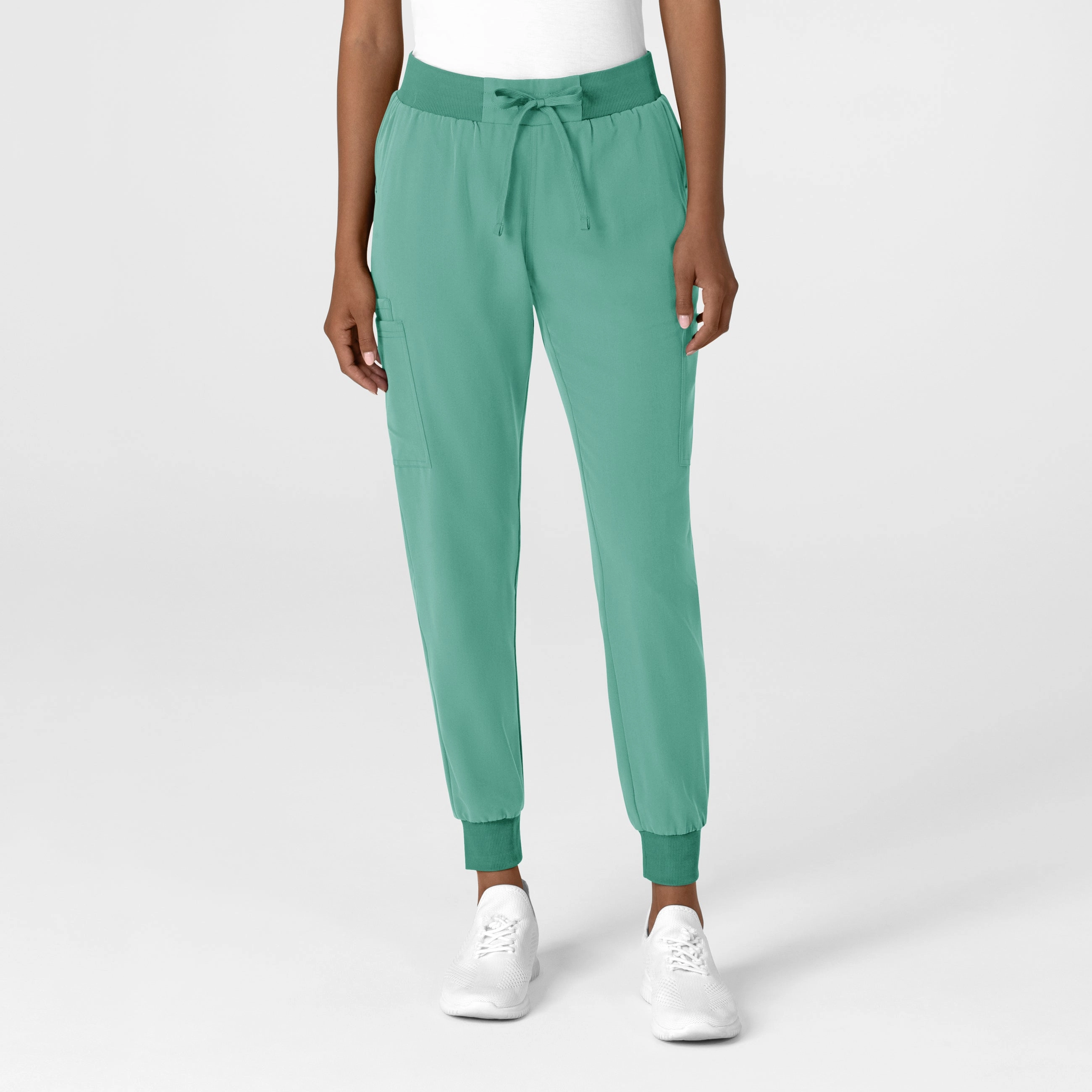 Nova Women's Jogger Utility Scrub Pant - Turquoise Comfort for All Premium Look