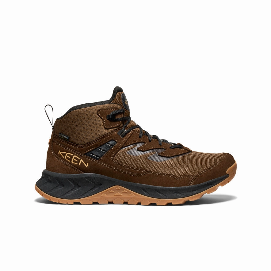 Comfortable Heel Men's Hightrail Waterproof Hiking Boot  |  Dark Earth/Oak Buff