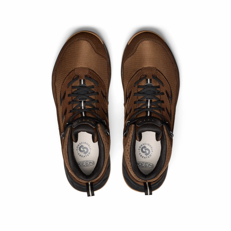 Men's Hightrail Waterproof Hiking Boot  |  Dark Earth/Oak Buff Comfort collar