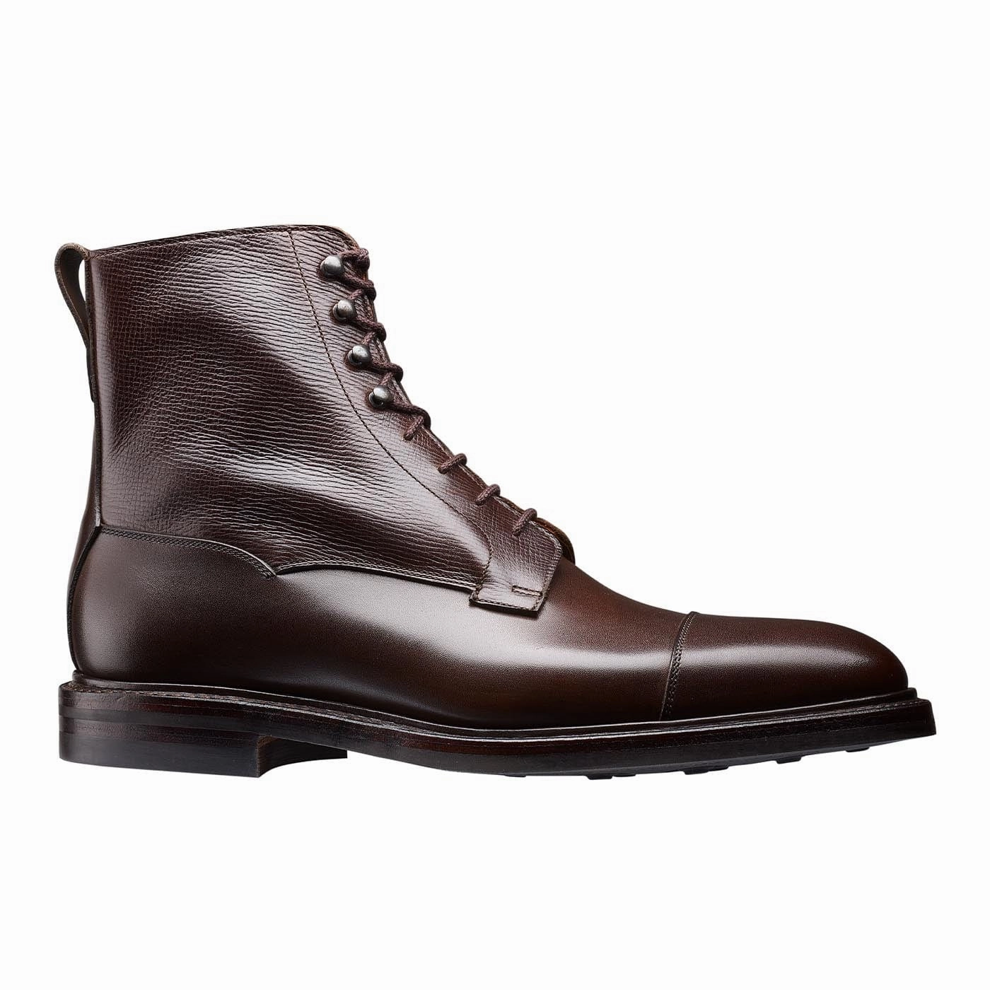 Perth Coffee Antique Calf & Dark Brown Willow Grain CushionedSole All Day Wear