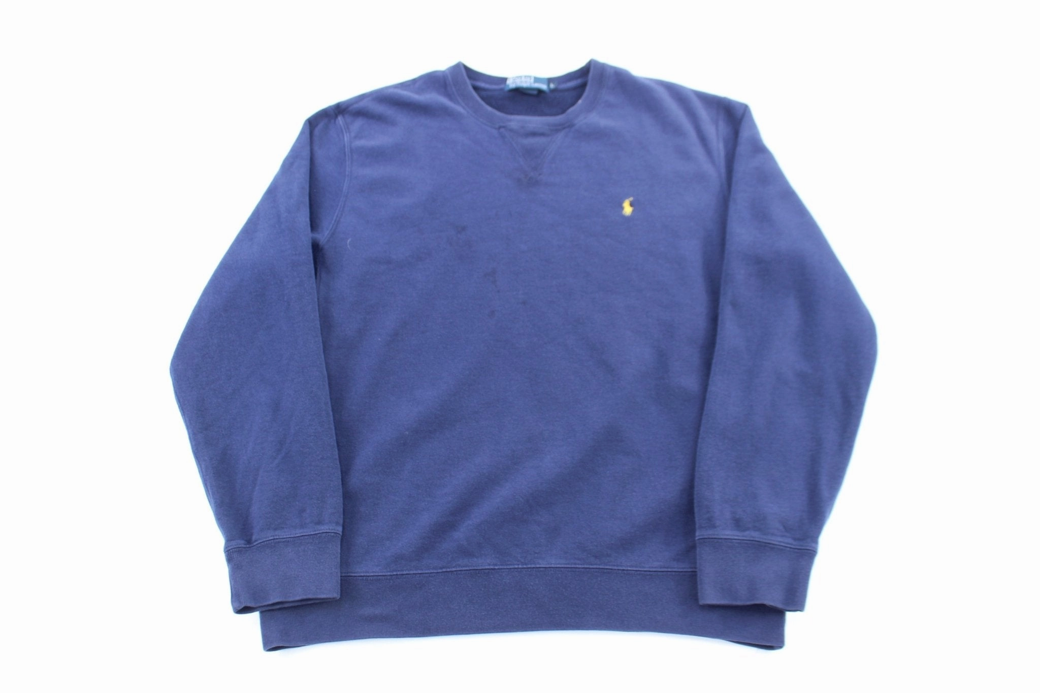 Polo by Ralph Lauren Embroidered Logo Blue Sweatshirt Athletic Wear