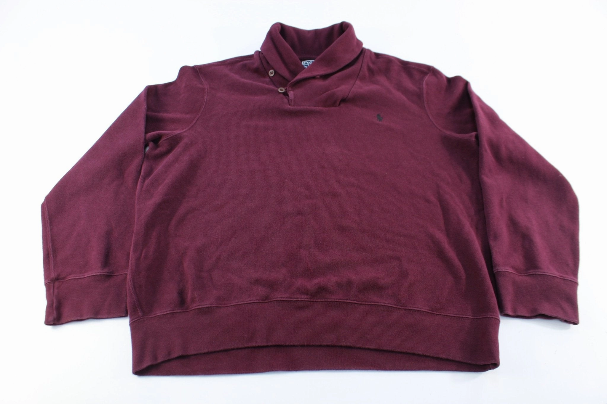 Polo by Ralph Lauren Embroidered Logo Burgundy Sweater product personalization creativity Street Sporty