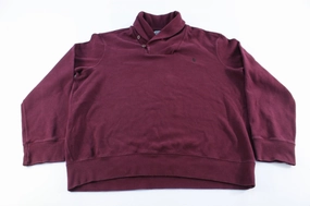 Polo by Ralph Lauren Embroidered Logo Burgundy Sweater product personalization creativity Street Sporty