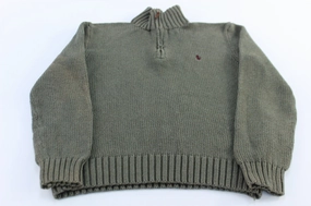 Polo by Ralph Lauren Embroidered Logo Green Pullover Sweater product office appropriateness