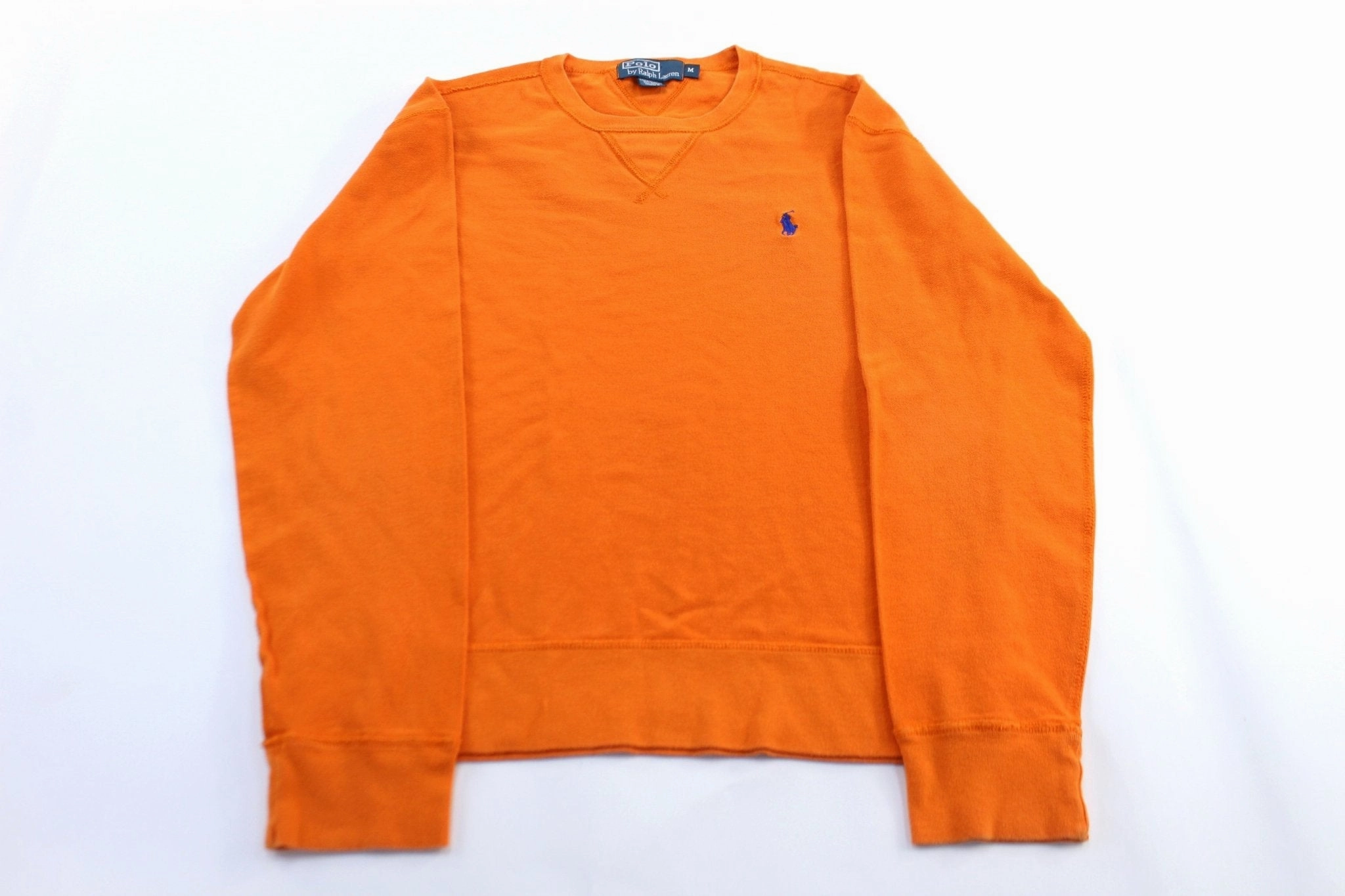Polo by Ralph Lauren Embroidered Logo Orange Sweater Versatile Design product retro nostalgia