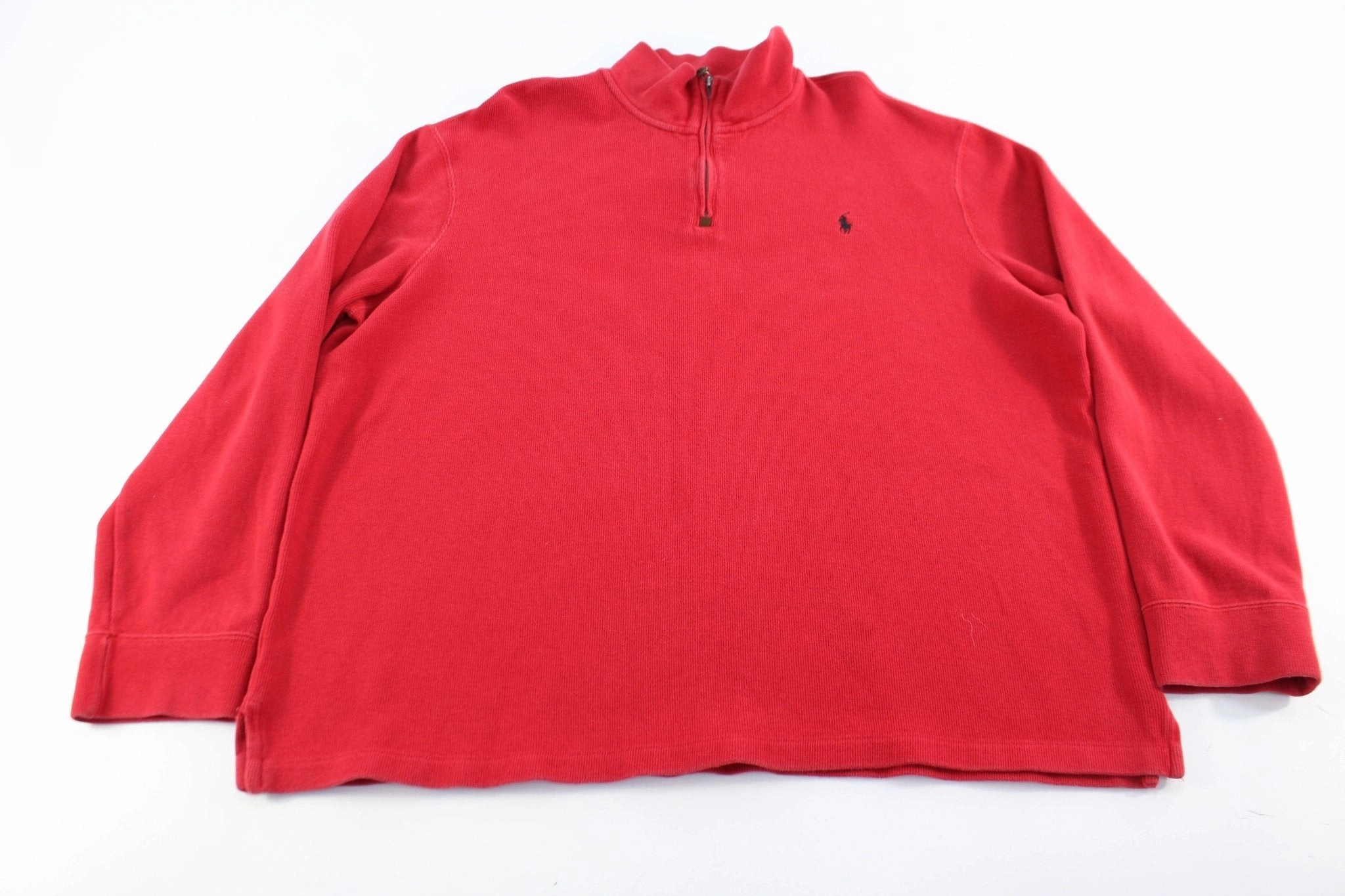 product hat style statement Polo by Ralph Lauren Embroidered Logo Red Zip Up Sweater