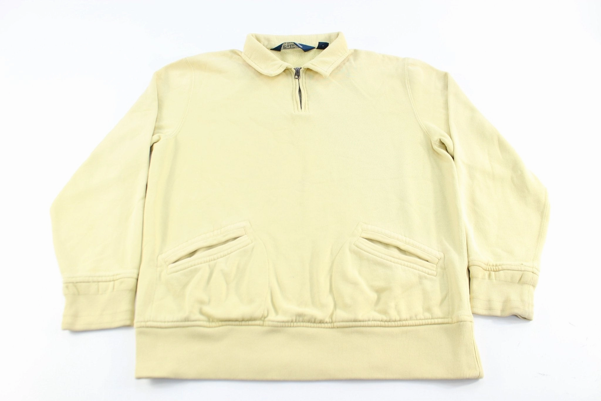 Polo by Ralph Lauren Light Yellow Zip Up Sweater product swimming suitability product eco friendly conscience