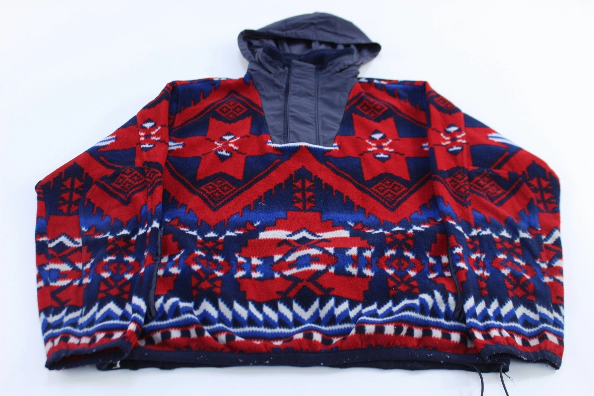 bag accents Polo by Ralph Lauren Western Patterned Hooded Pullover Sweater