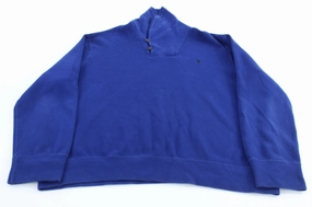 product mass produced efficiency Pastel Shade Polo Ralph Lauren Embroidered Logo Blue Button Up Sweater