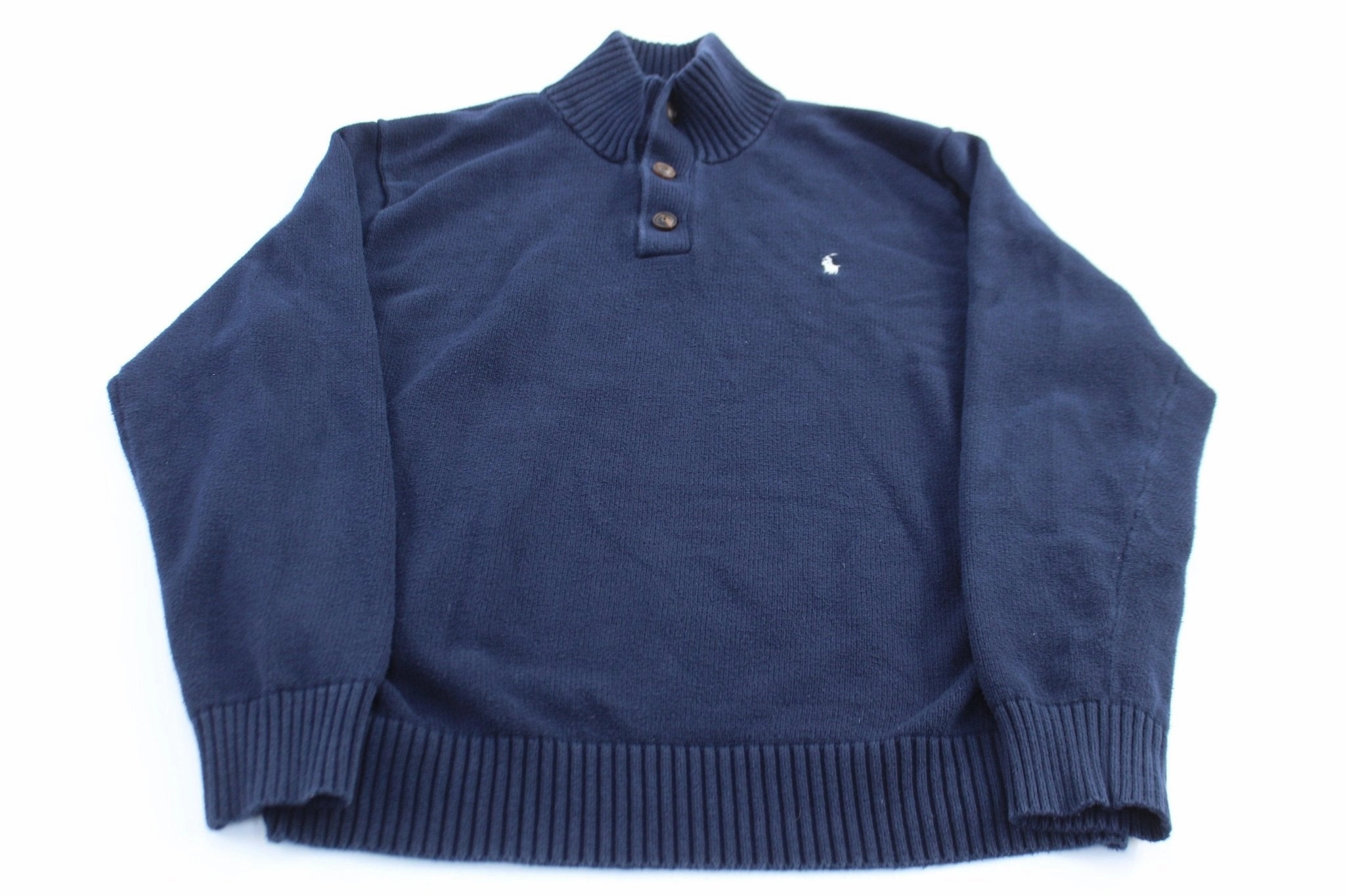 product tassel movement Polo Ralph Lauren Embroidered Logo Blue Pullover Sweater