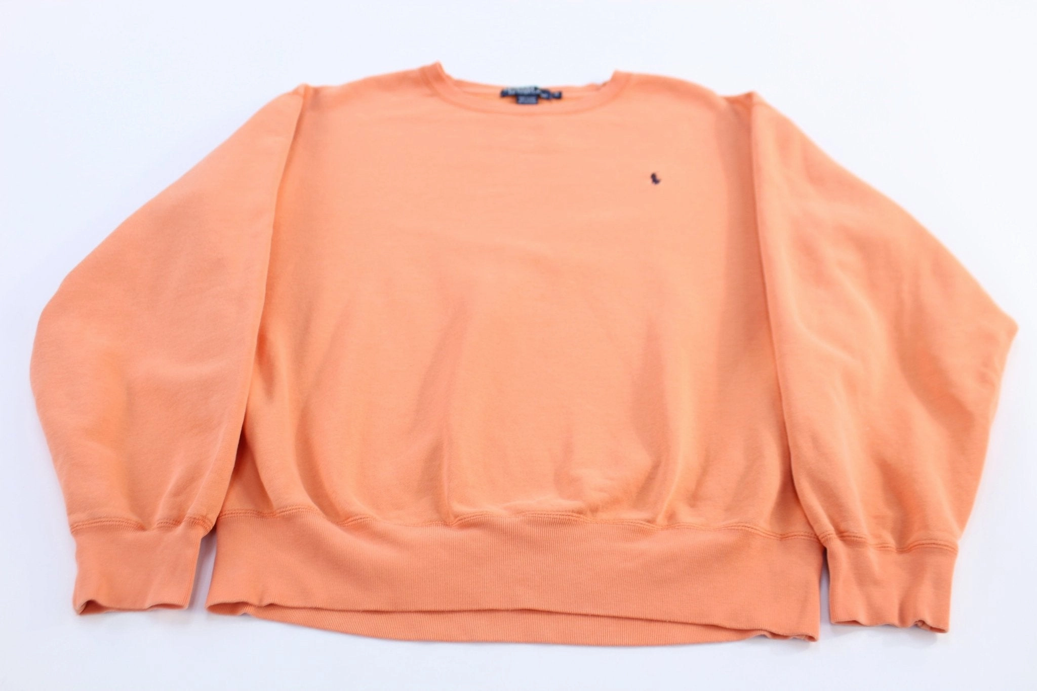 waterproof Polo Ralph Lauren Embroidered Logo Orange Sweater