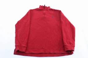 Cold Weather Look product swimming suitability Polo Ralph Lauren Embroidered Logo Red Pullover Sweater