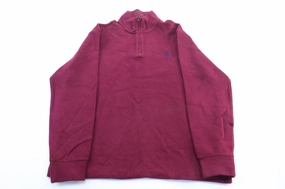 product buckle functionality Core Layer Polo Ralph Lauren Embroidered Logo Wine Pullover Sweater