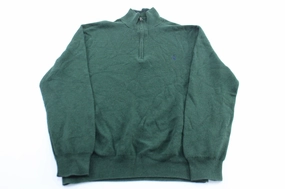 Polo Ralph Lauren Green Pullover Sweater single layer anti static coating