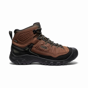 Cushion Build Men's Targhee IV Wide Waterproof Hiking Boot  |  Bison/Black