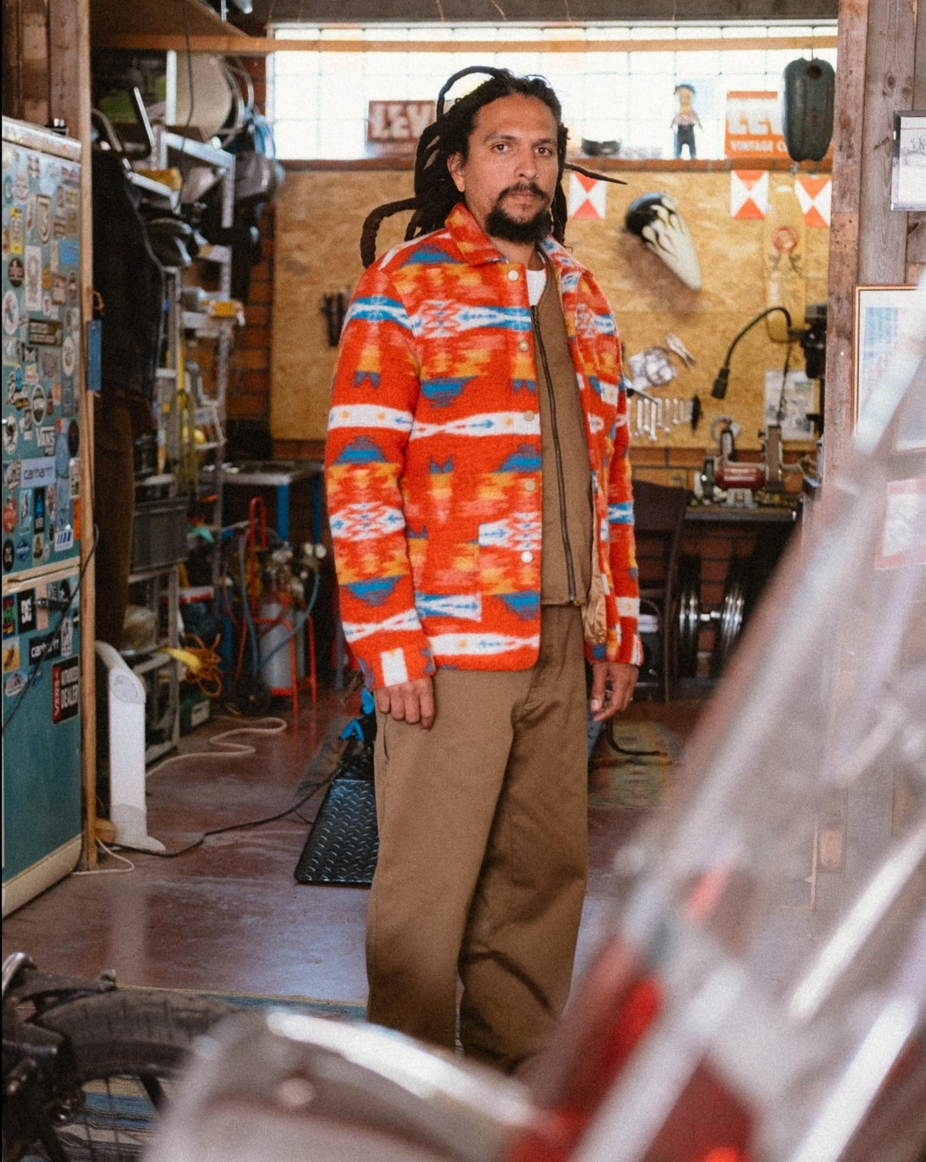 Cosmetics clean design Ltd. Edition 673 Jacket Joshua Wool Red