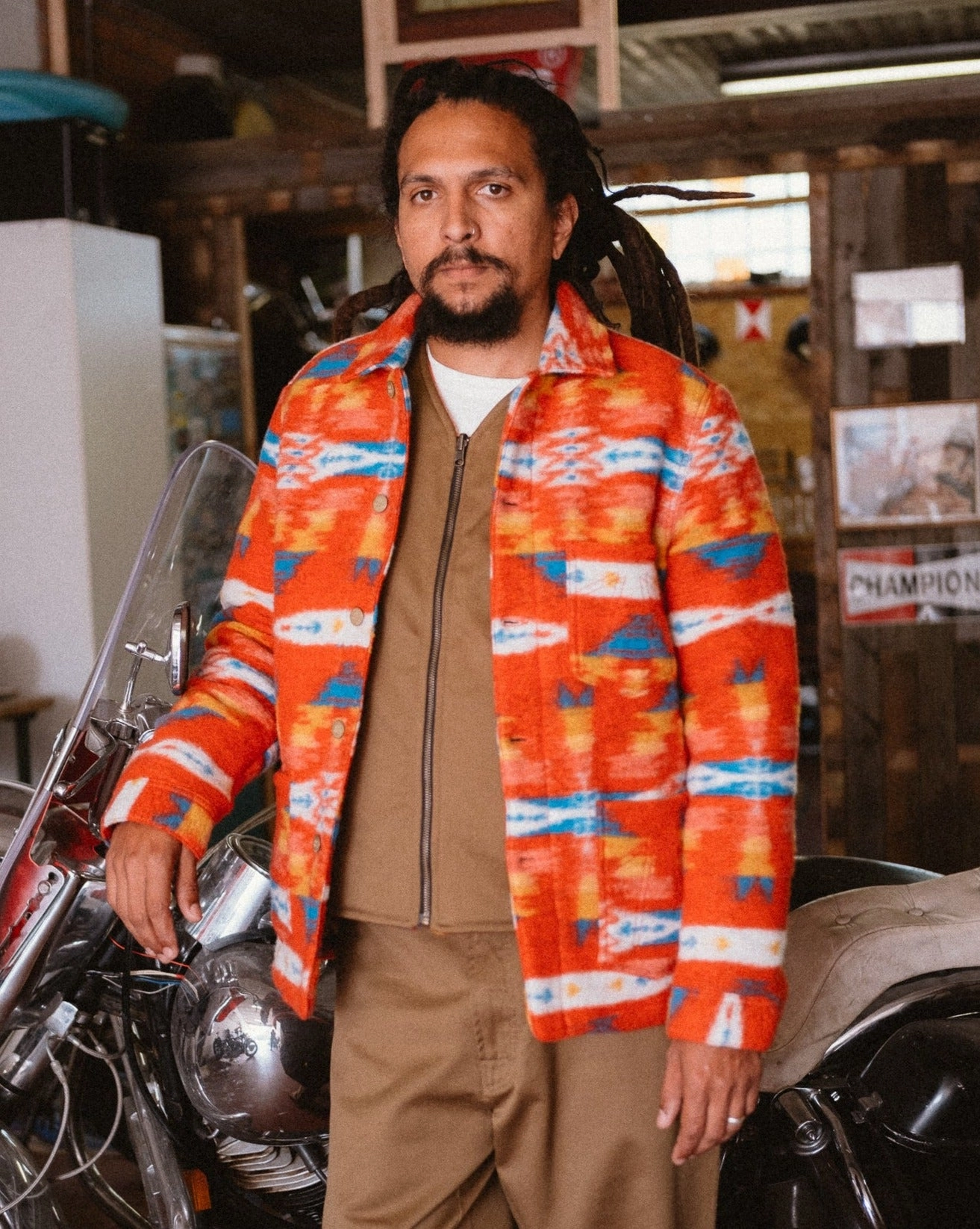 quilted Ltd. Edition 673 Jacket Joshua Wool Red