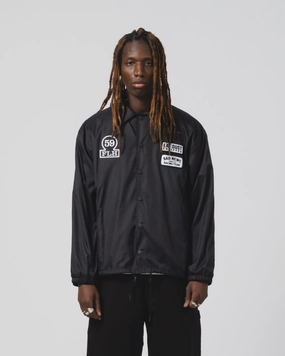 Noise Reduced Fabric Dago Jacket Bad News Racing Team Black