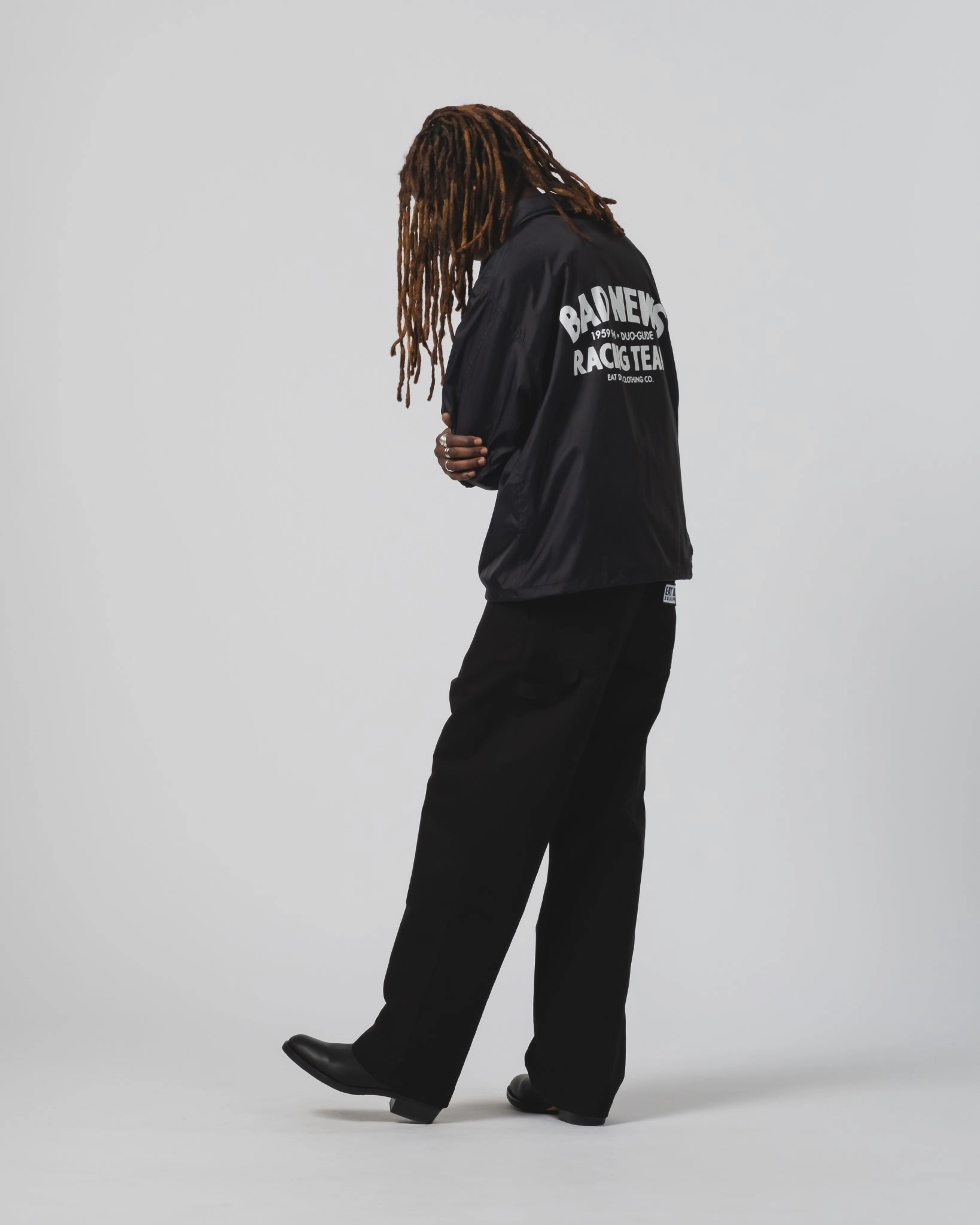 suitable for e commerce Active Lifestyle Dago Jacket Bad News Racing Team Black