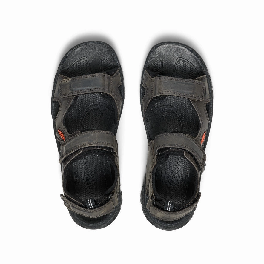 Men's Targhee III Open Toe Sandal  |  Grey/Black Cushioned Midsole