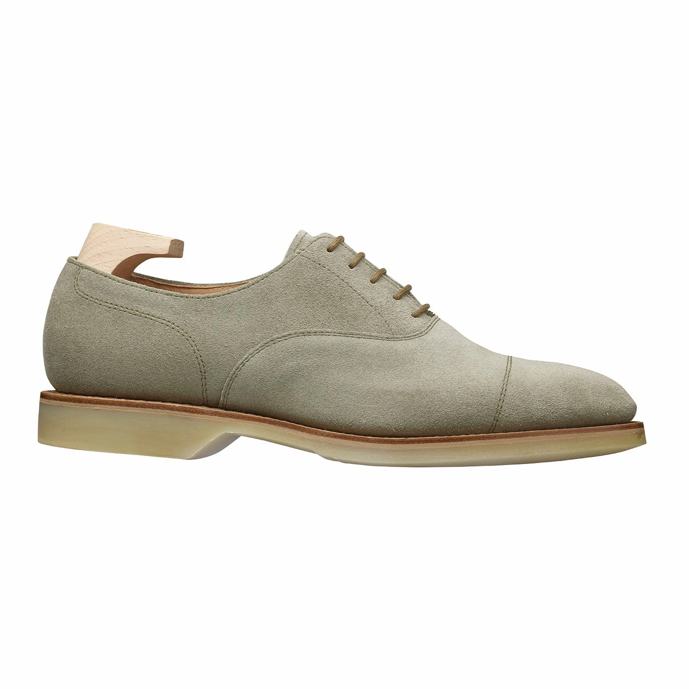 Cushioned Support Corporate Day Winter Oxfords Tresco Pistachio Suede