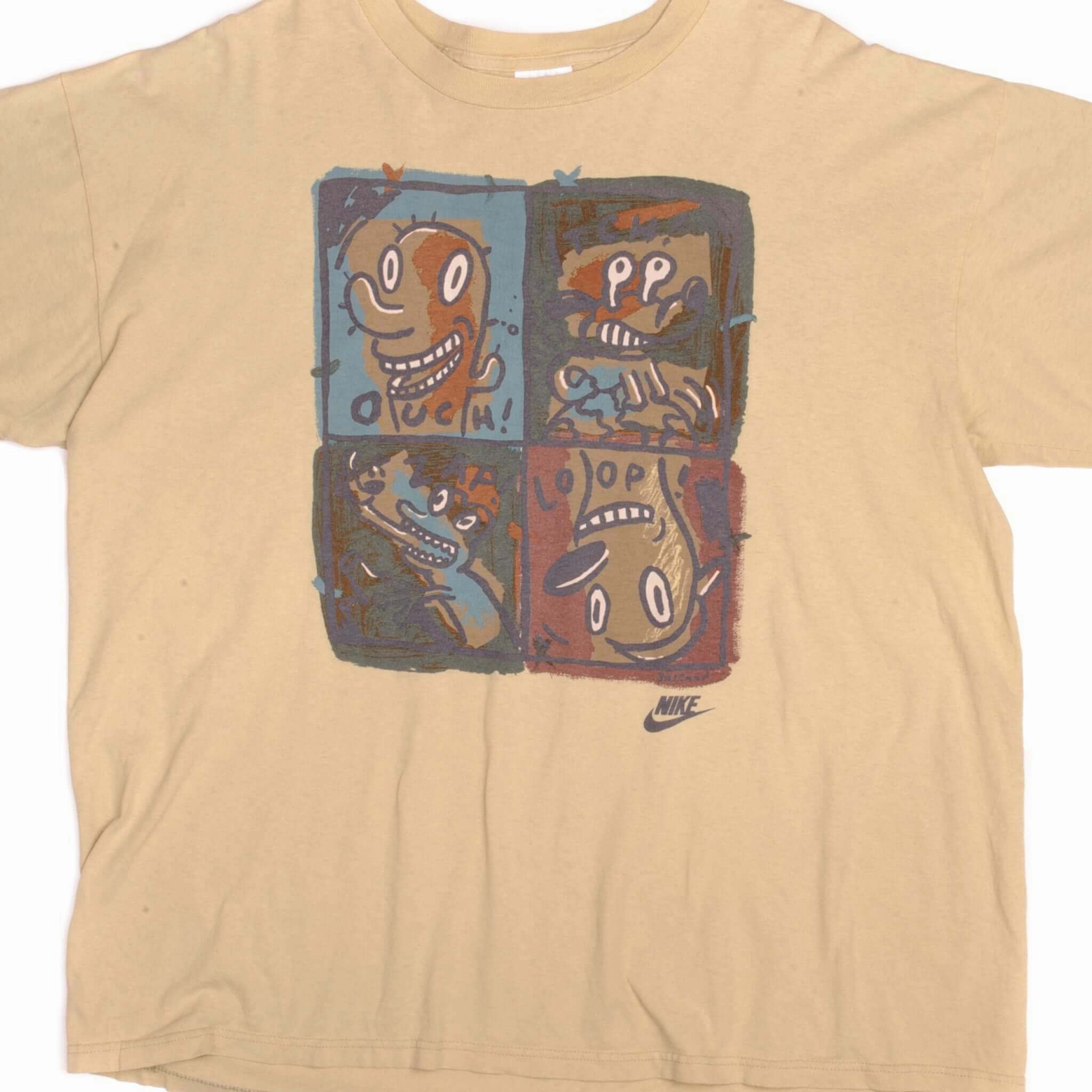 VINTAGE NIKE ACG BASEMAN TEE SHIRT 1994 SIZE XL MADE IN USA Light and Breezy Cozy Hug