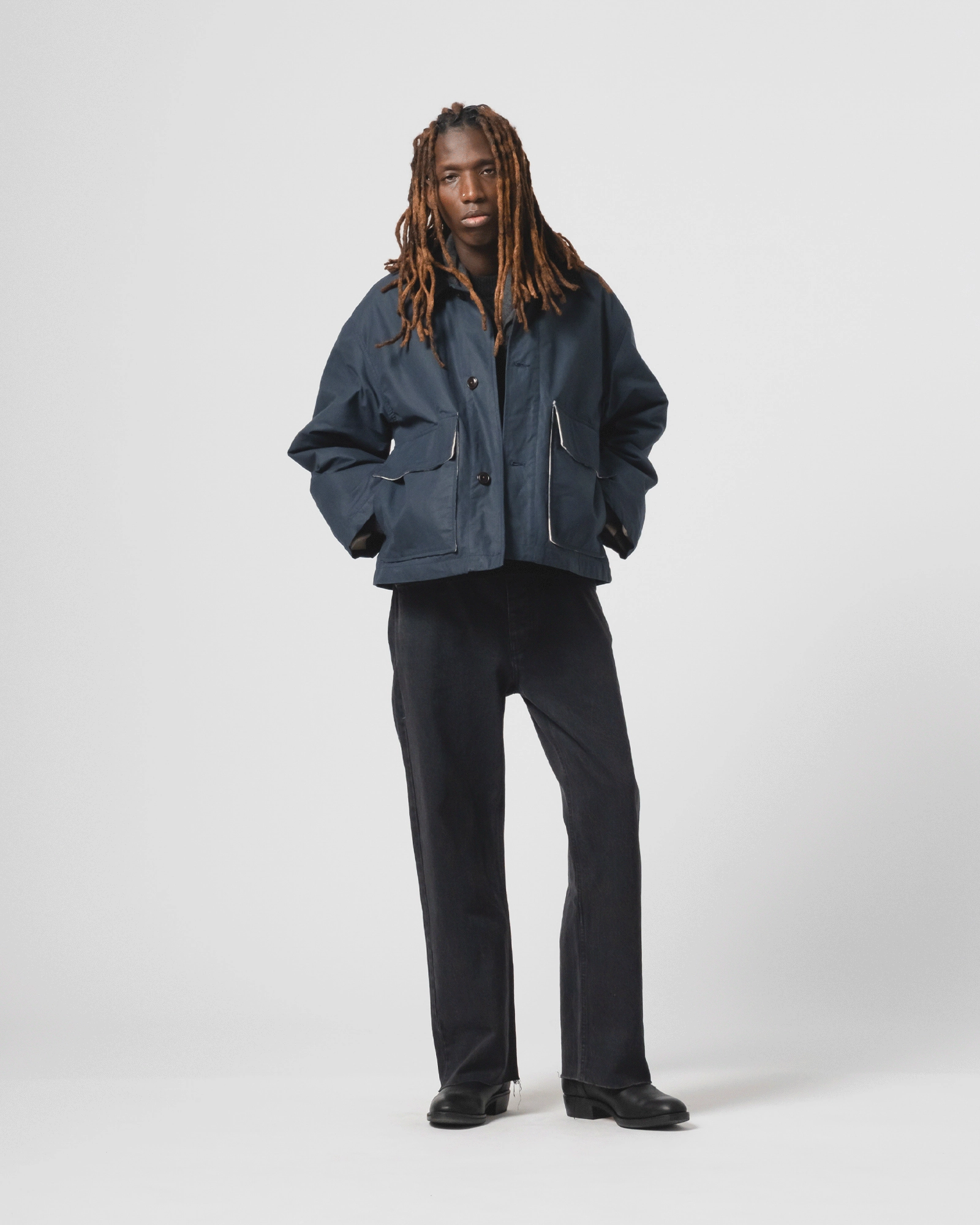 Layering Compatible Creek Jacket Dry Wax Cotton Eclipse