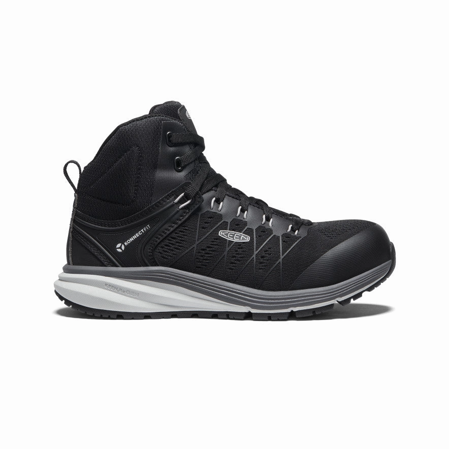 Waterproof Traction Safe Step Women's Vista Energy Mid (Carbon Toe)  |  Vapor/Black