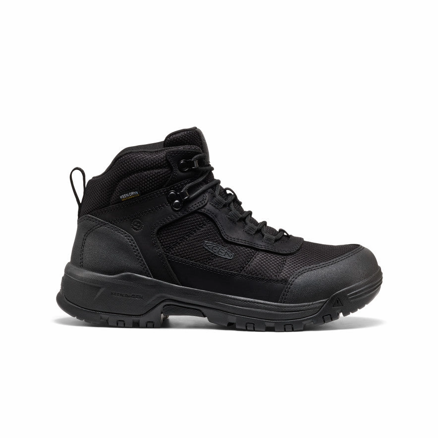 All Purpose Men's Skokie Waterproof Work Boot (Soft Toe)  |  Black/Black