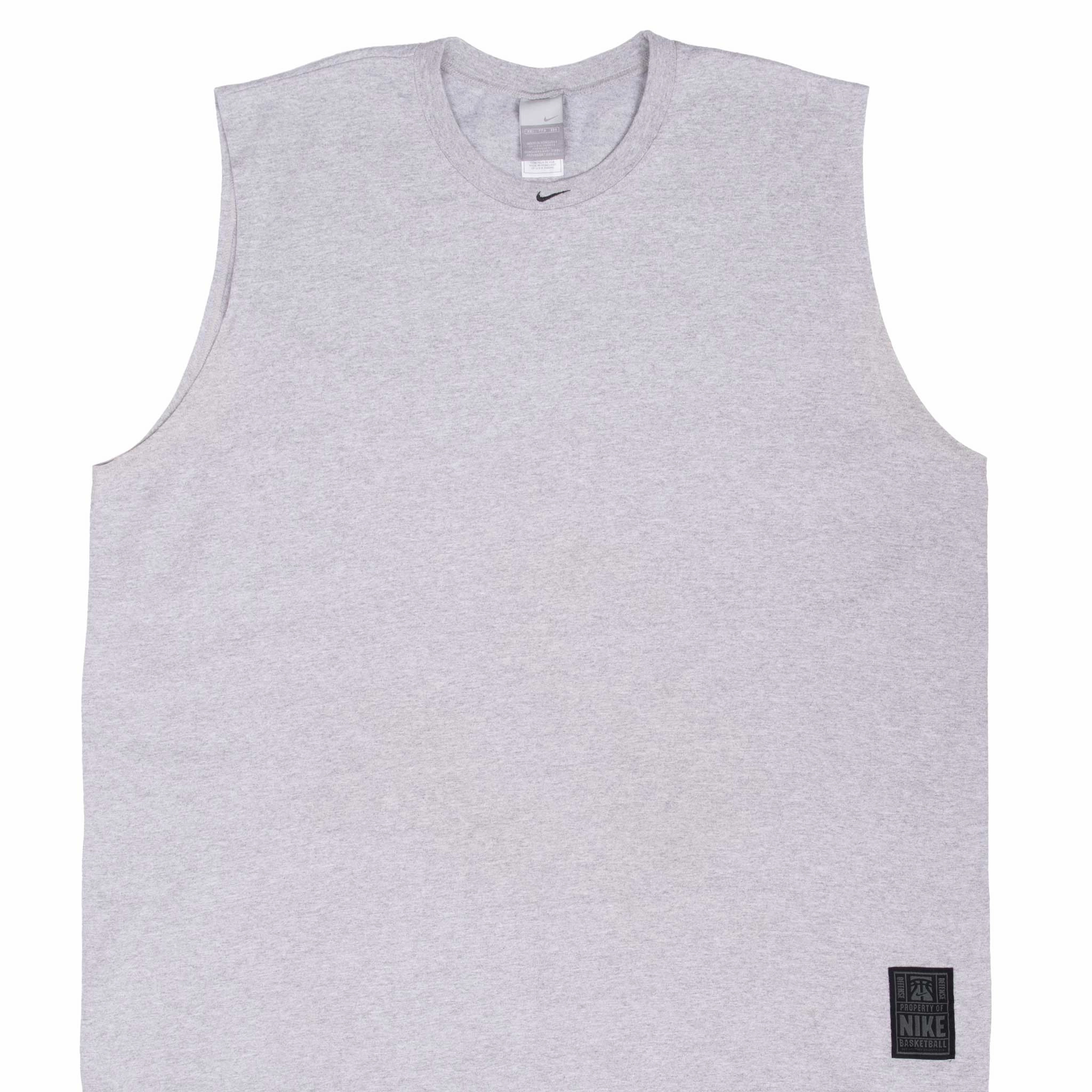 Weekend Outfit MinimalBranding VINTAGE NIKE CENTER SWOOSH GREY TANK TOP TEE SHIRT 1990S 2XL