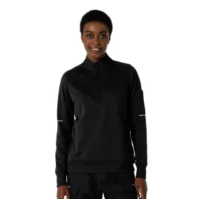 MicrofiberBlend Carhartt Rugged Flex RSCU Women's Half Zip - Black