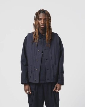 Adventure Rain Break Barrage Vest Quilted Cotton Inkt