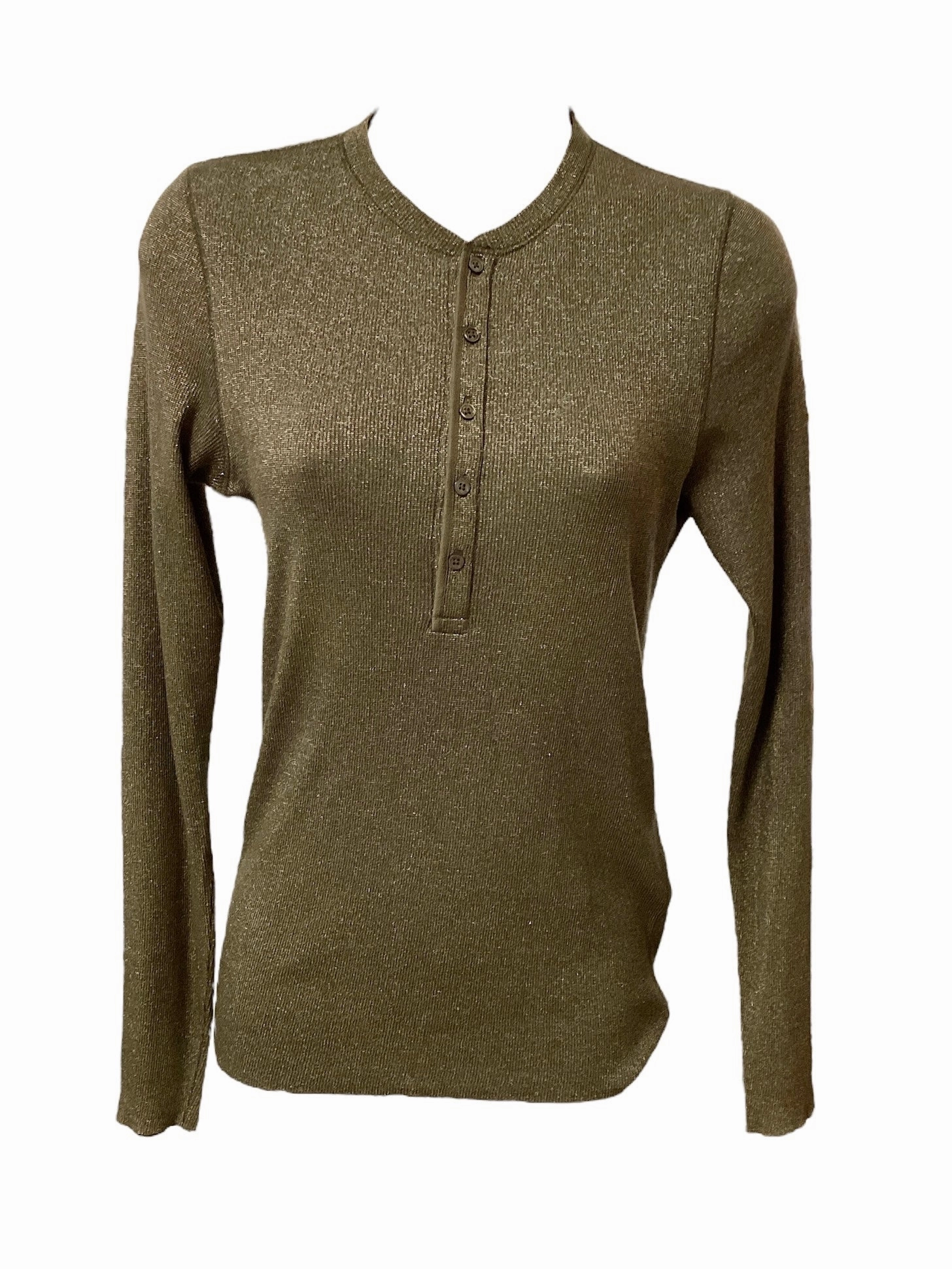 Ralph Lauren Black Label Women's Sweater Gold L Lightweight Layer