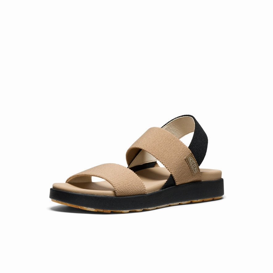 Women's Elle Backstrap Sandal  |  Cornstalk/Black Flexible Sole