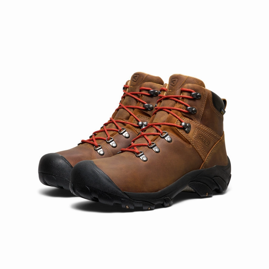 Tough Build Mud Resistant All Day Wear Men's Pyrenees Waterproof Hiking Boot  |  Syrup