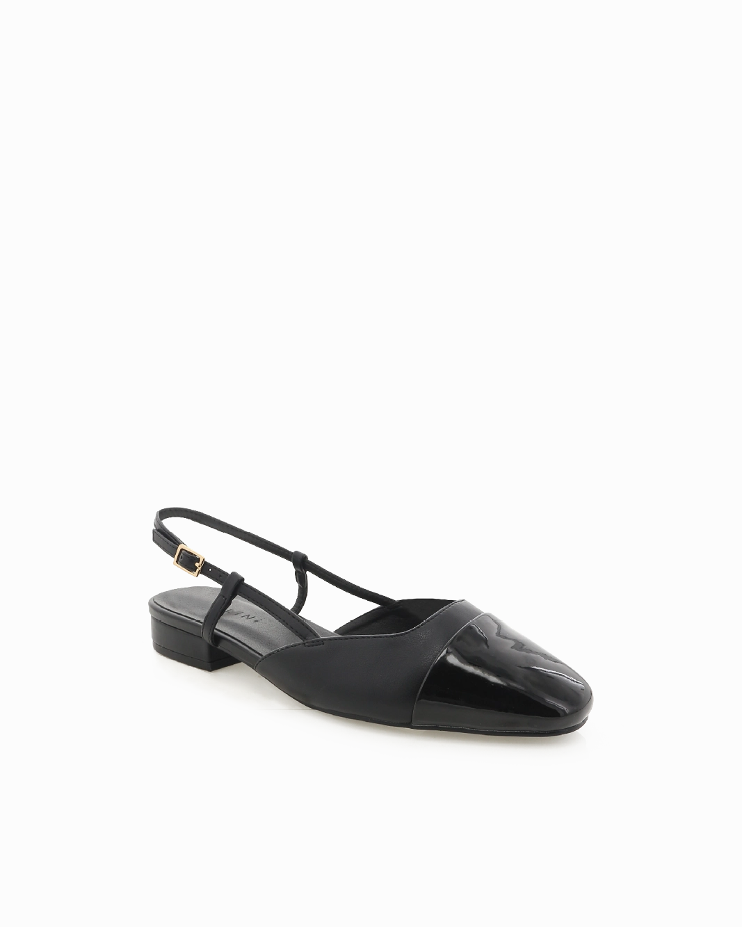 HASSA - BLACK-BLACK PATENT Italian Mode