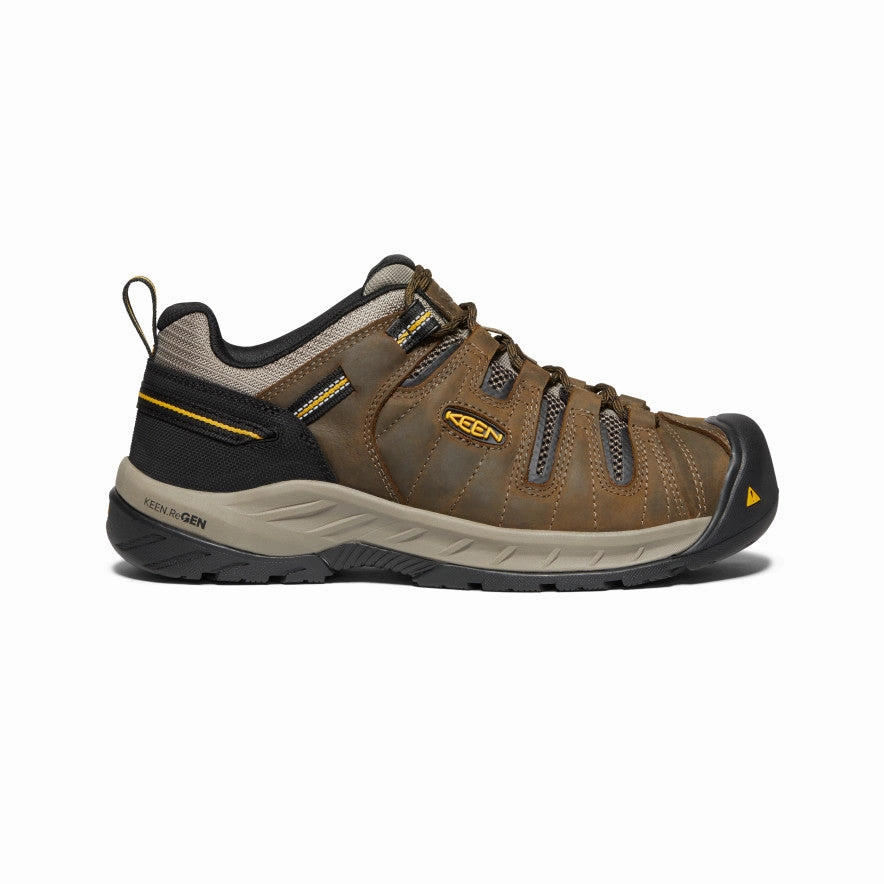 Stable Ergonomic Design Men's Flint II (Soft Toe)  |  Cascade Brown/Golden Rod