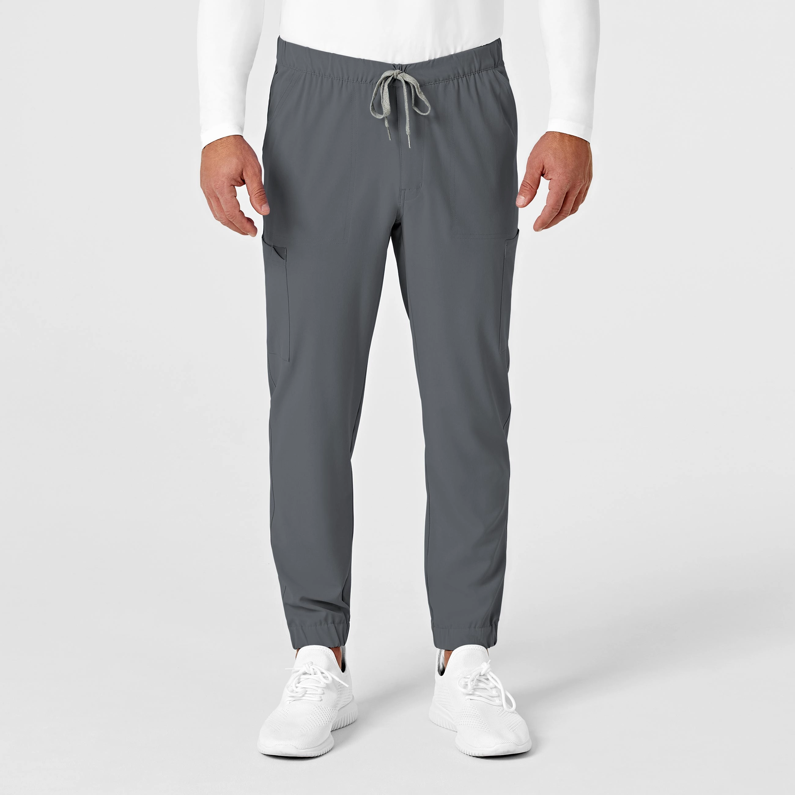 RENEW Men's Jogger Scrub Pant - Pewter Thermal Regulating Easy Access