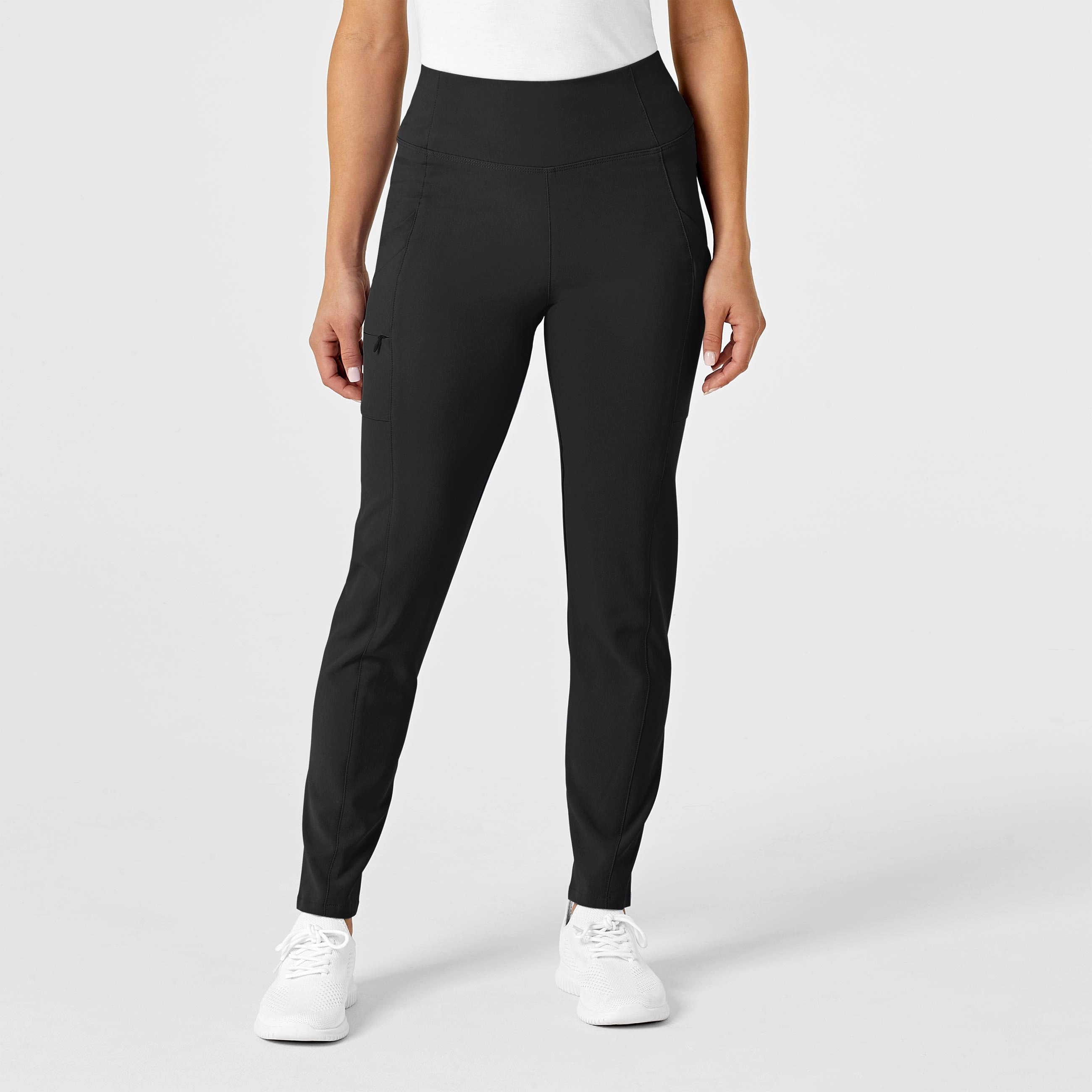 Layered Style Layer-Friendly Fit RENEW Women's High Waist Power Pant - Black