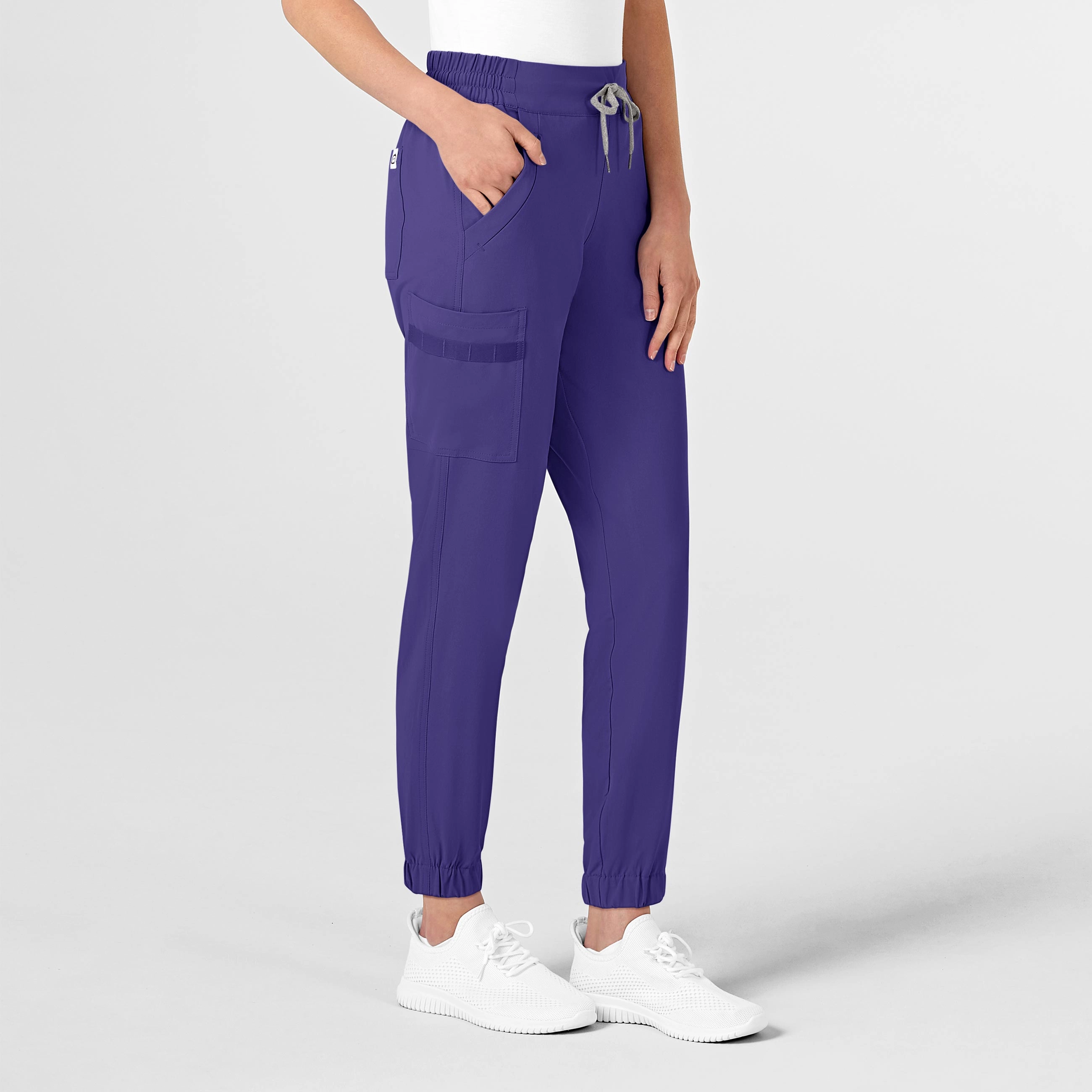 RENEW Women's Jogger Scrub Pant - Grape Smart Wear Classic Fit