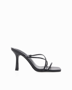 Luxe Boots with Heels SAIGE - BLACK