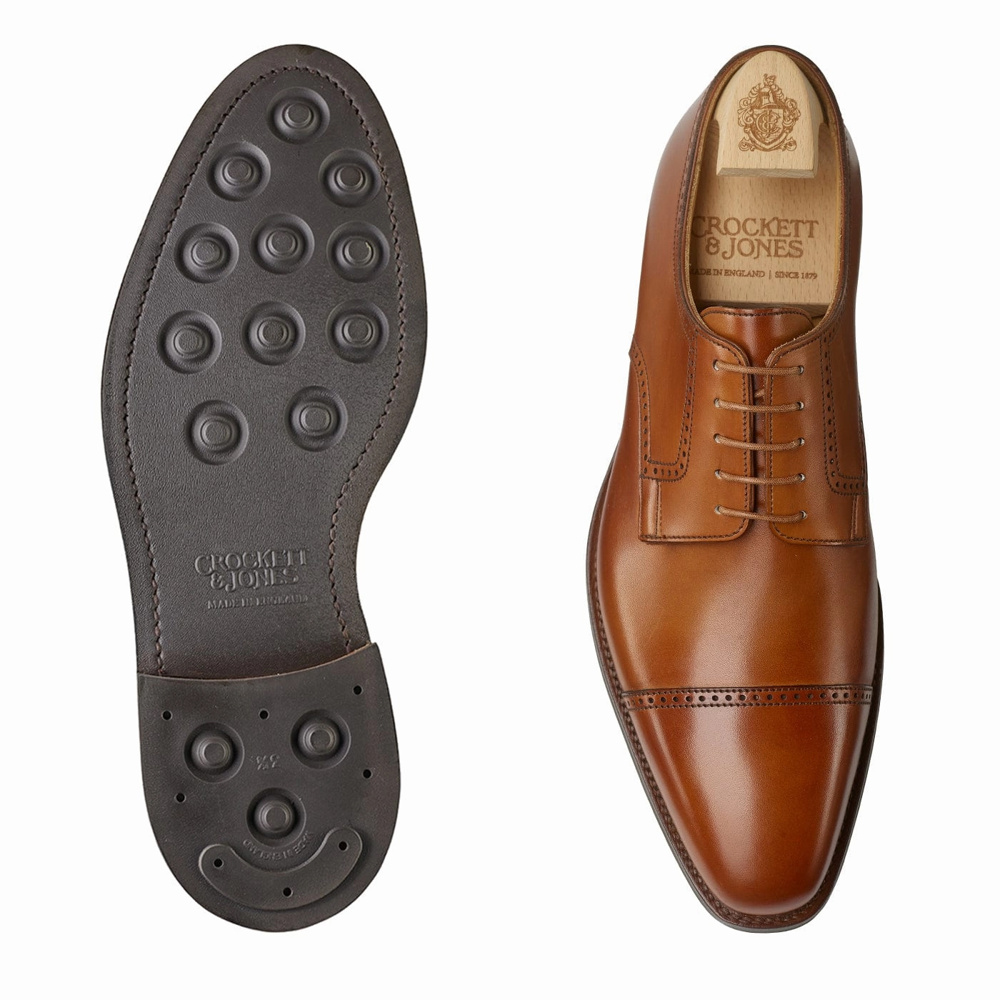 Sleek Everyday Edge Salisbury Tan Burnished Calf