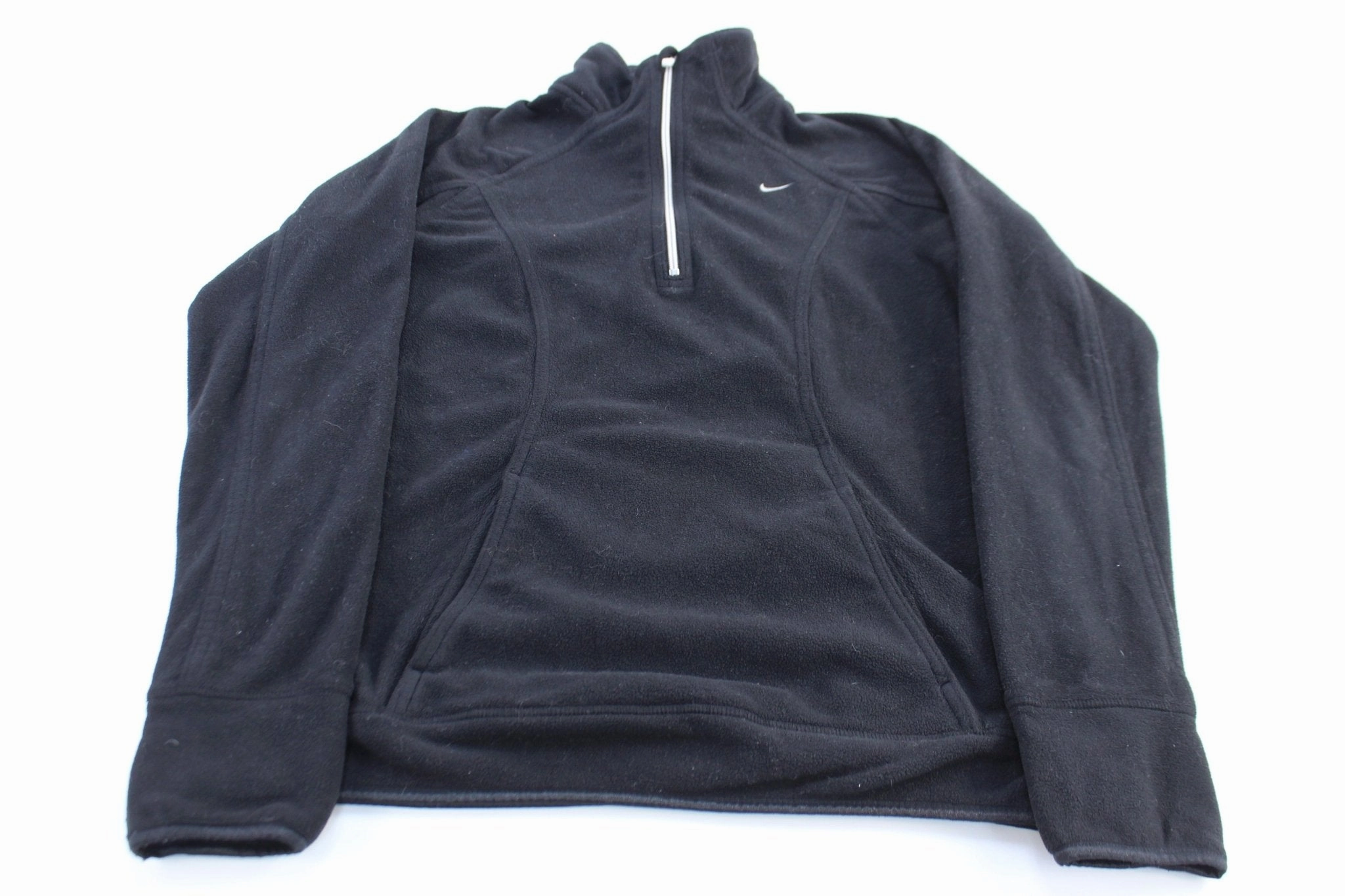 loop accents product graduation pride Women's Nike Embroidered Logo Black Fleece Sweater