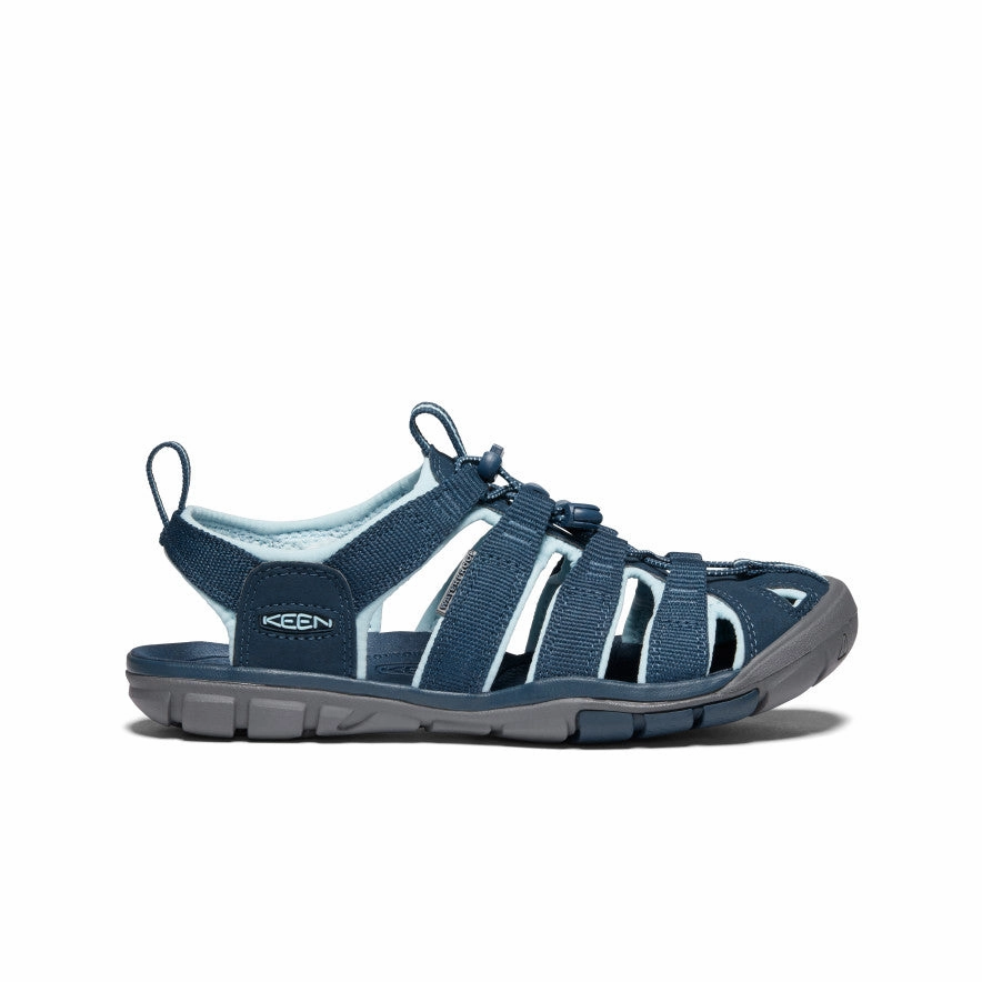 Moisture Wicking Inner Layer Women's Clearwater CNX Sandal  |  Navy/Blue Glow
