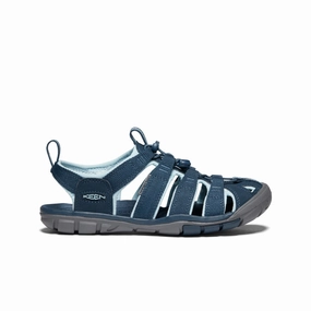 Moisture Wicking Inner Layer Women's Clearwater CNX Sandal  |  Navy/Blue Glow